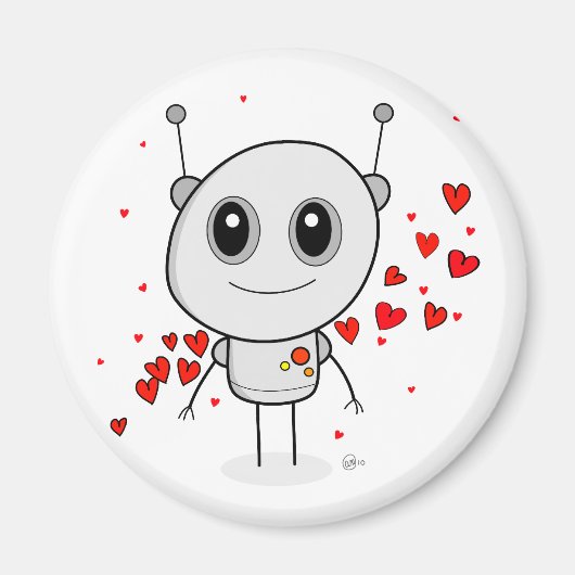 Hart Robot - Magneet (Voorkant)