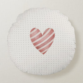 Hart rond kussen