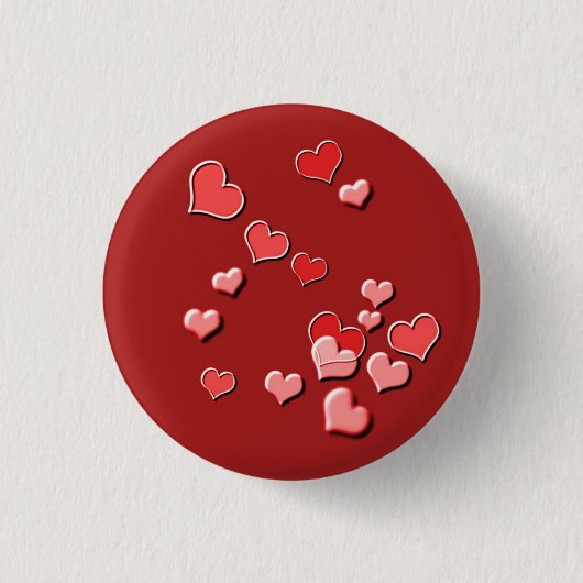 hart ronde button 3,2 cm (Voorkant)