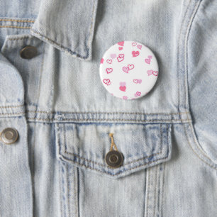 hart ronde button 5,7 cm