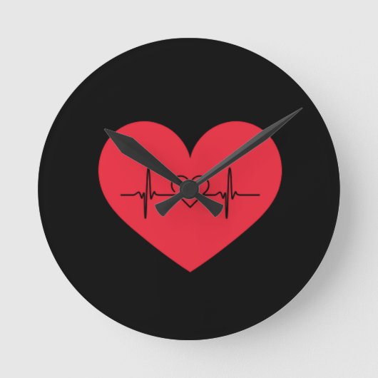 hart ronde klok (Voorkant)