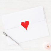 hart ronde sticker (Envelop)