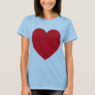 hart rood t-shirt