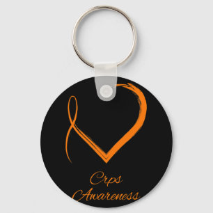 Hart RSD CRPS Awareness 1 Sleutelhanger