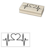 hart 	rubberstempel (Gestempeld)
