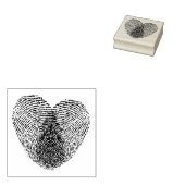Hart Rubberstempel (Gestempeld)