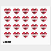 Hart Save the Date Sticker — Roos (Vel)