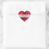 Hart Save the Date Sticker — Roos (Tas)