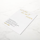 Hart Script bruiloft uitnodiging (Gedraaid)