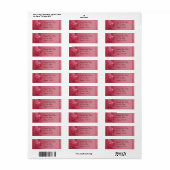 Hart Scroll Etiket (Full Sheet)