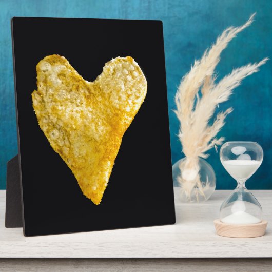 Hart Shaped Potato Chip Fotoplaat (Zijkant)