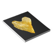 Hart Shaped Potato Chip Notitieblok (Schuin)