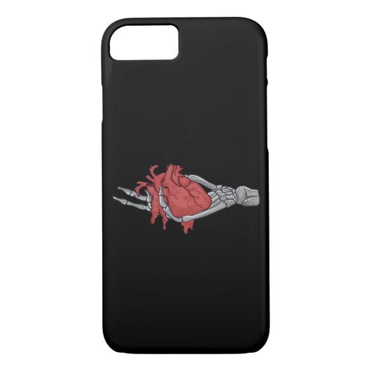 Hart skelet handen Case-Mate iPhone case (Achterkant)
