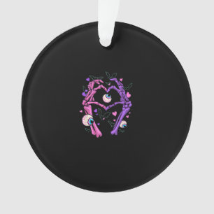 Hart Skelet Handen - Halloween Pastel Gothic Eyeba Ornament
