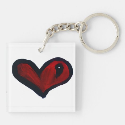 Hart Sleutelhanger (Achterkant)