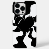 Hart smelten in zwart en wit Case-Mate iPhone case (Achterkant)