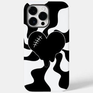 Hart smelten in zwart en wit Case-Mate iPhone 14 pro max hoesje