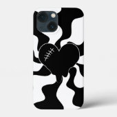 Hart smelten in zwart en wit Case-Mate iPhone case (Achterkant)