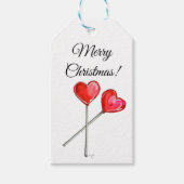 Hart snoepjes cadeaulabel (Voorkant)