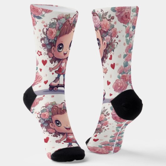 hart sokken (Gebogen)