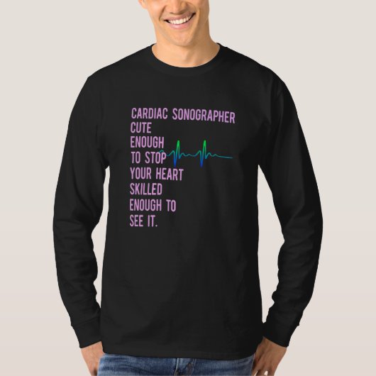 Hart Sonograaf Echo Tech Educeert RDCS 1 T-shirt (Voorkant)