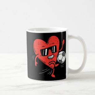 Hart spelen Voetbal Valentijnsdag Football Meisjes Koffiemok