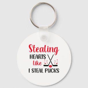 Hart stelen zoals ik Pucks steel Valentijnsdag H Sleutelhanger