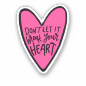 hart sticker (Voorkant)