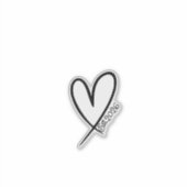 hart sticker (Voorkant)