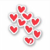 hart stickers (Voorkant)