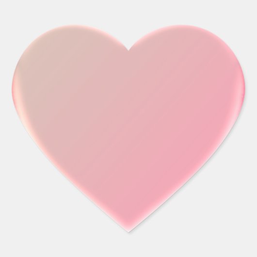 Hart Stickers 3D roze (Voorkant)