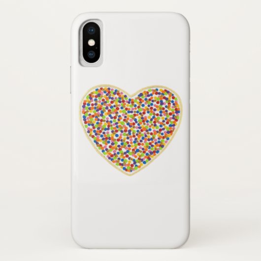 Hart Stippen iPhone Case (Achterkant)
