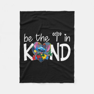 Hart Stitch Hugging Autism Awareness Kies Sind Fleece Deken