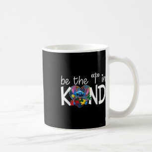 Hart Stitch Hugging Autism Awareness Kies Sind Koffiemok