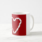 Hart. Stop depressie. Mok (Voorkant rechts)