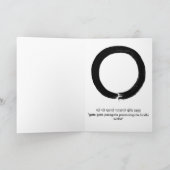 Hart Sutra Wenskaart Kaart (Binnen)