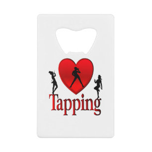Hart Tap Dance Kredietkaart Flessenopener