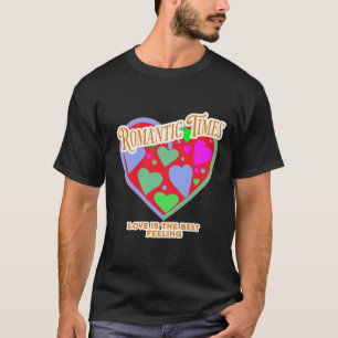 "Hart-thema Valentijnsdag T-shirt - Liefde & Rom