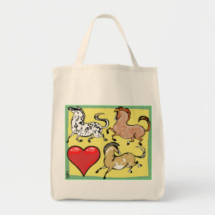 Hart tot hart Pony Grocery Canvas tas
