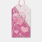 Hart tot hart Valentijnsdag Cadeaulabel (Voorkant)