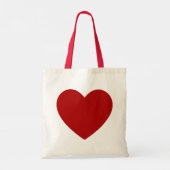 hart tote bag (Achterkant)