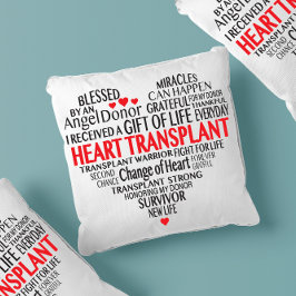 Hart Transplant Survivor Comfy Pillow Kussen
