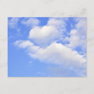 Hart uit wolken briefkaart
