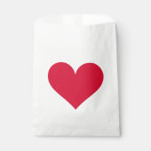 Hart Valentijnsdag Liefde Hart Bedankzakje (Voorkant)