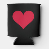 Hart Valentijnsdag Liefde Hart Blikjeskoeler (Voorkant)