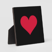 Hart Valentijnsdag Liefde Hart Fotoplaat (Voorkant)