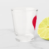 Hart Valentijnsdag Liefde Hart Shot Glas (Links)
