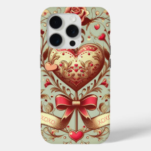  hart Valentijnsdag xoxo iPhone 15 Pro Case