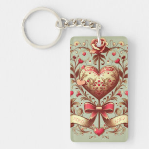 hart Valentijnsdag xoxo Sleutelhanger