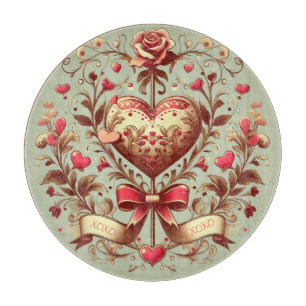 hart Valentijnsdag xoxo Snijplank
